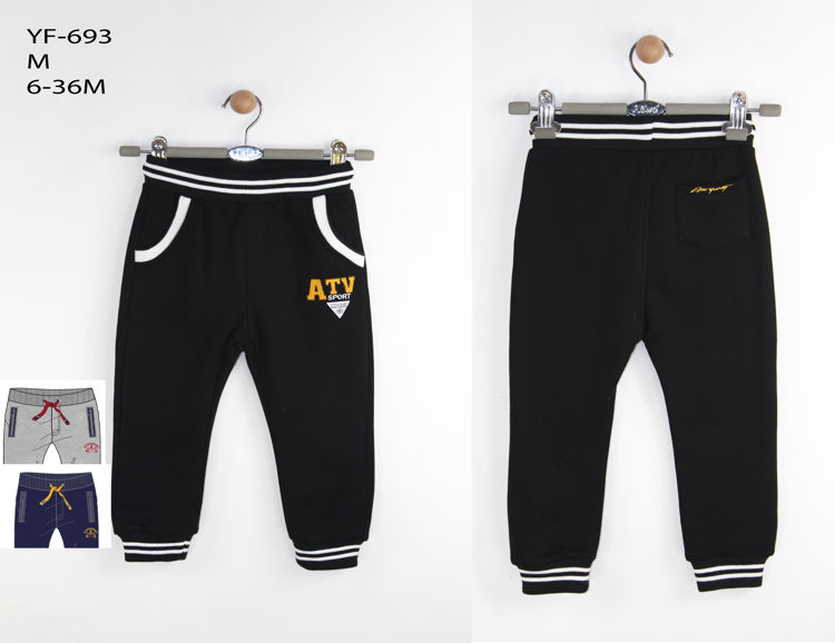 Picture of YF693 BOYS THERMAL FLEECE JOGGING PANTS